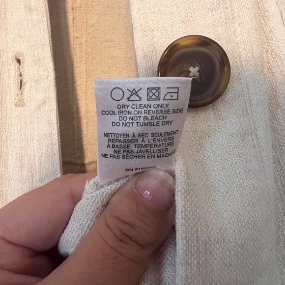 Divine‎ Heritage Princess Cotton Linen Cargo Puff Sleeve Jumpsuit Tan Size Small - Picture 11 of 11